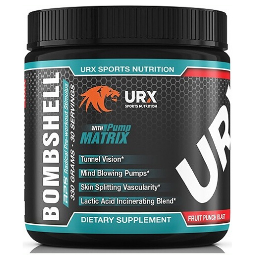 Bombshell od URX Nutrition patrí k silným predtréningovkám s vysokým obsahom stimulantov, takže ak hľadáte niečo silnejšie než bežne kúpite u nás vo fitness obchodoch, tak BOMBSHELL je tá správna voľba.